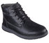 Ghete sport, barbati, SKECHERS GARLAN - DENO, 205235-BLK negru, piele ecologica